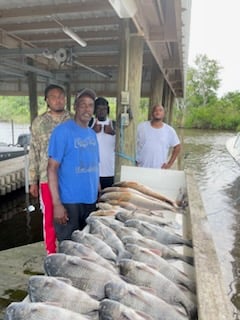 Fishing in Delacroix, Louisiana