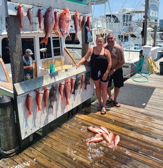 Red Snapper, Triggerfish, Vermillion Snapper Fishing in Destin, Florida