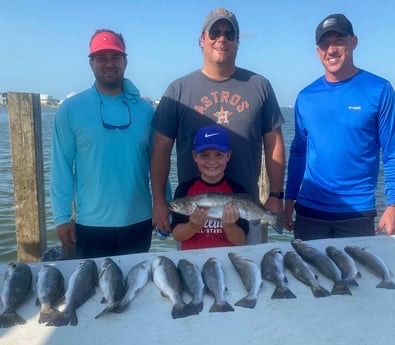 Speckled Trout / Spotted Seatrout fishing in Galveston, Texas