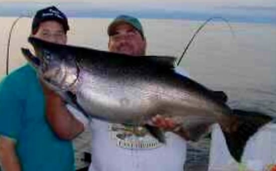 Chinook Salmon Fishing in Verona Beach, New York