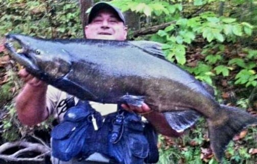 Sockeye Salmon Fishing in Verona Beach, New York