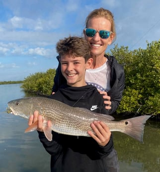 Redfish fishing in New Smyrna Beach, Florida