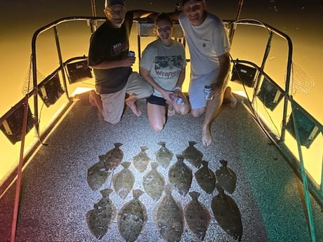 Flounder fishing in Freeport, Texas