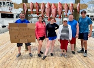 Red Snapper fishing in Orange Beach, Alabama