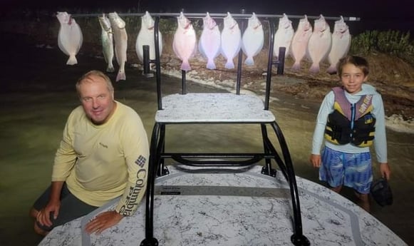 Flounder, Redfish Fishing in South Padre Island, Texas