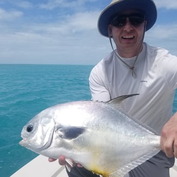 Florida Pompano fishing in Islamorada, Florida