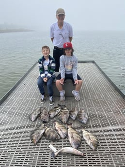 Sheepshead, Speckled Trout / Spotted Seatrout fishing in Galveston, Texas