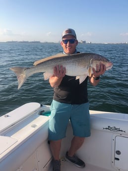 Redfish fishing in Surfside Beach, Texas