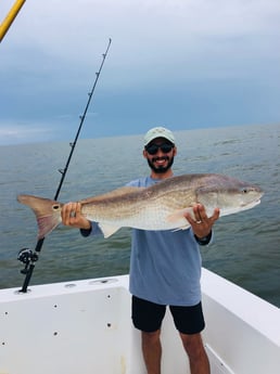 Redfish fishing in Surfside Beach, Texas