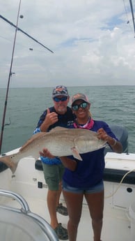 Redfish fishing in Surfside Beach, Texas