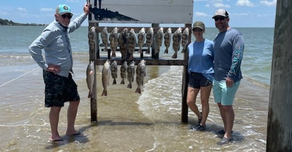 Fishing in Rockport, Texas