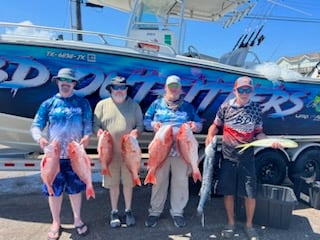 Barracuda, Mahi Mahi, Red Snapper Fishing in Etoile, Texas