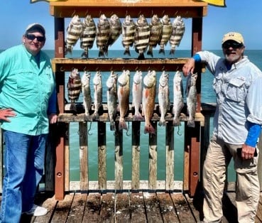 Redfish, Sheepshead, Speckled Trout Fishing in South Padre Island, Texas