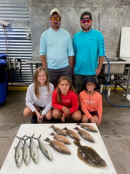 Flounder, Mangrove Snapper, Spanish Mackerel fishing in Destin, Florida