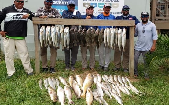 Flounder, Redfish, Speckled Trout / Spotted Seatrout fishing in Port Isabel, Texas