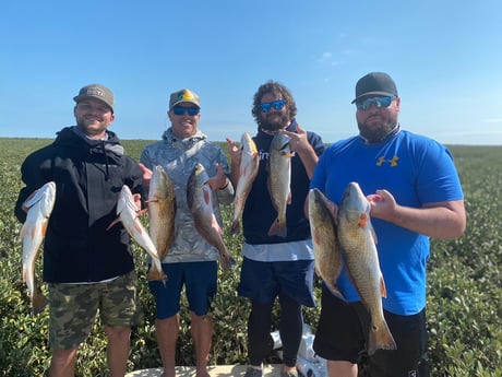 Redfish fishing in Port O&#039;Connor, Texas