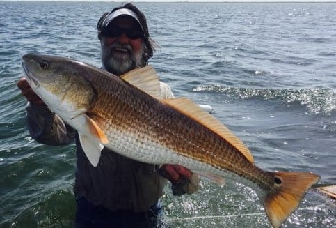 Redfish fishing in Corpus Christi, Texas