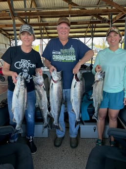 Chinook Salmon Fishing in Tacoma, Washington