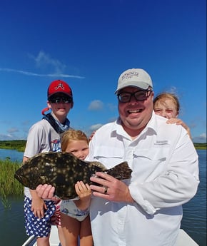 Flounder fishing in St. Augustine, Florida