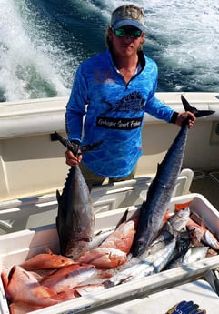 Barracuda, Blackfin Tuna, Red Snapper fishing in Galveston, Texas