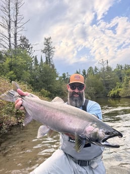 Fishing in Big Rapids, Michigan