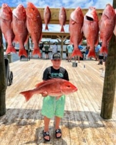 Red Snapper fishing in Orange Beach, Alabama