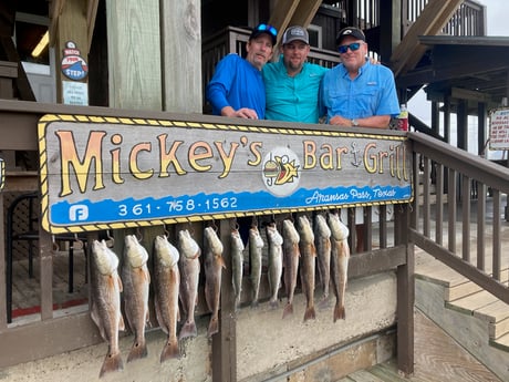 Redfish fishing in Rockport, Texas