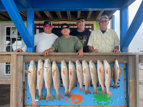 Redfish fishing in Port Aransas, Texas