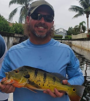 Peacock Bass fishing in Delray Beach, Florida