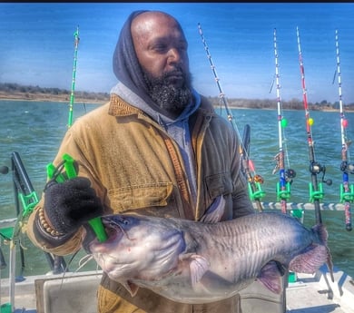 Blue Catfish fishing in Dallas, Texas