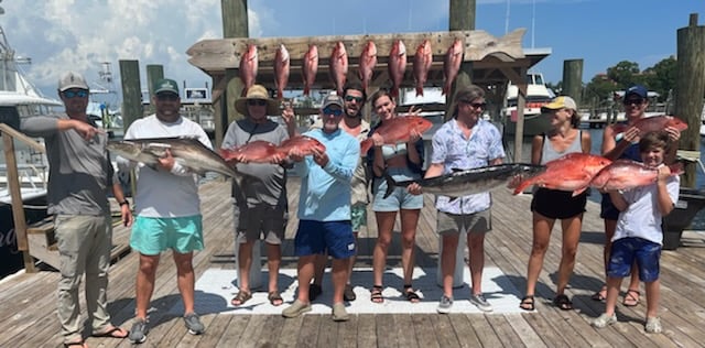 Cobia, Red Snapper Fishing in Orange Beach, Alabama