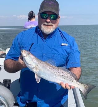 Speckled Trout / Spotted Seatrout fishing in Matagorda, Texas