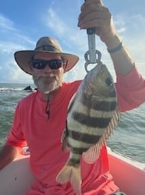 Sheepshead fishing in Galveston, Texas