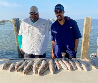 Speckled Trout / Spotted Seatrout fishing in Galveston, Texas