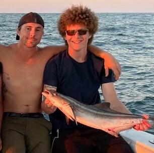 Cobia fishing in Galveston, Texas