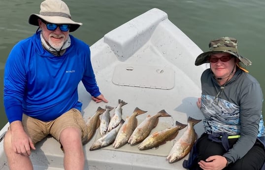 Redfish, Speckled Trout / Spotted Seatrout fishing in Galveston, Texas