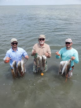 Redfish fishing in Rockport, Texas