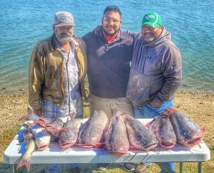 Blue Catfish fishing in Dallas, Texas