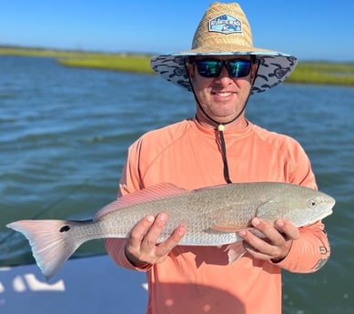 Redfish fishing in Beaufort, North Carolina