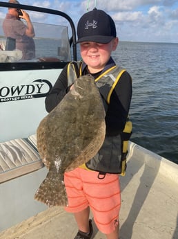 Flounder fishing in Rockport, Texas