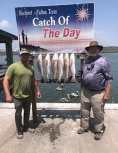 Redfish fishing in Rockport, Texas