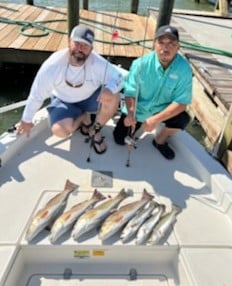 Redfish, Speckled Trout / Spotted Seatrout Fishing in Galveston, Texas