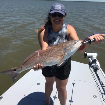 Redfish fishing in Galveston, Texas