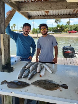 Flounder, Speckled Trout / Spotted Seatrout Fishing in Galveston, Texas