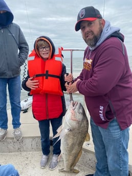 Black Drum fishing in Port Aransas, Texas