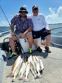 Redfish, Speckled Trout / Spotted Seatrout fishing in Galveston, Texas