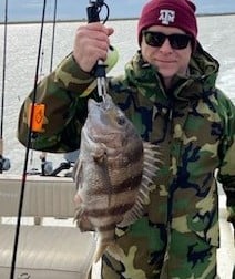 Sheepshead Fishing in Freeport, Texas