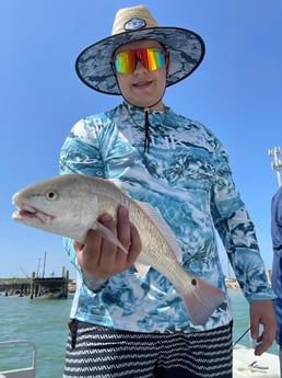 Redfish fishing in South Padre Island, Texas