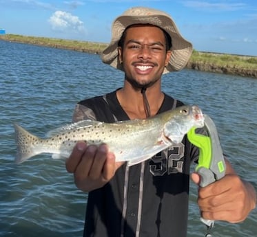 Speckled Trout / Spotted Seatrout fishing in Galveston, Texas