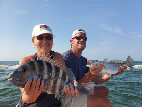 Redfish fishing in Mount Pleasant, South Carolina